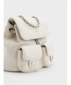 Balo Túi Hộp Ô Trám Chainy Sz 19 HAPAS - Chất Da Cao Cấp